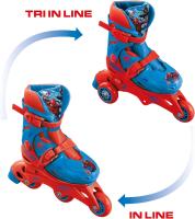 MONDO TOYS - MARVEL SPIDERMAN - PATINETE 3 RUEDAS EN LINEA SPIDERMAN - PATINETE AJUSTABLE - RUEDAS DE PVC - TALLA S/M 29/32 - REGALO PARA NIÑOS Y NIÑAS - SUPERDIVERTIDO - PRODUCTO OFICIAL - MR POPYE - details 2