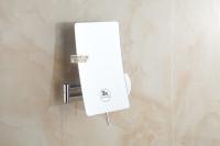 Espejo De Baño Con Ampliación 3X Espejo De Maquillaje Para Pared Espejo Cosmético Plegable Cuadrado De 8 Pulgadas Con Brazo Doble Acero Inoxidable Moderno Para Dama - details 9