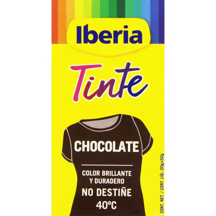 Tinte Iberia Textil Color Chocolate Máxima Fijación - 1