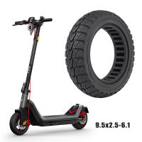 Neumático Sólido De Repuesto Para Scooter Eléctrico NIU KQI3 Tamaño 9.5x2.5-6.1 Color Flick Absorción De Choques Material De Goma - details 18