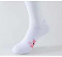 5 Pares De Calcetines Cortos Para Mujer En Rosa Con Gato Bonito Calcetines De Otoño Invierno Moda Calcetines De Barco Con Cima Lenta - details 7