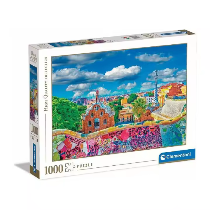 PARQUE GÜELL BARCELONA PUZZLE 1000 PIEZAS DE CLEMENTONI - 1