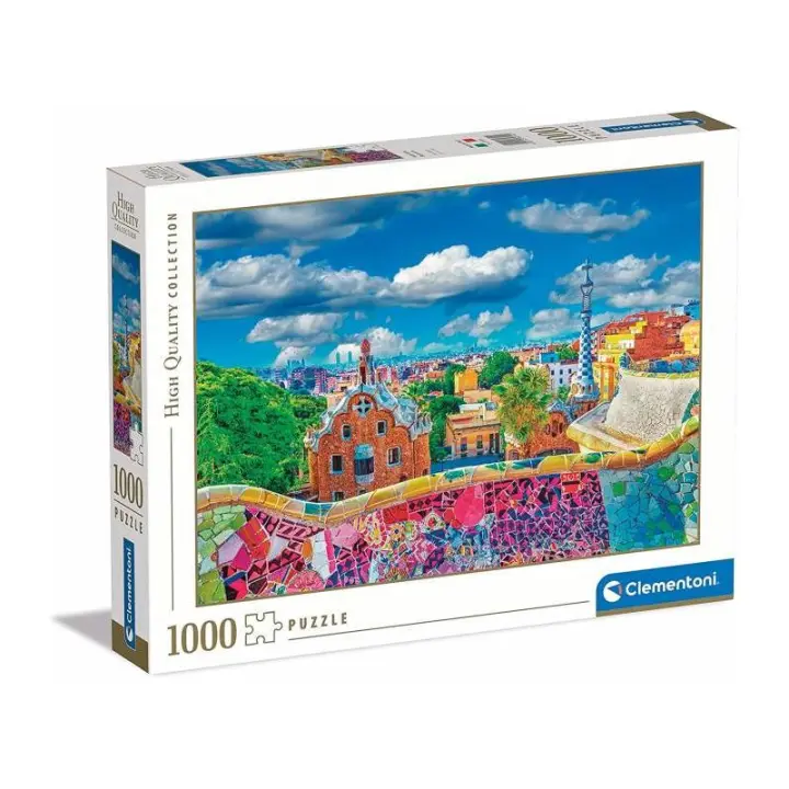 PARQUE GÜELL BARCELONA PUZZLE 1000 PIEZAS DE CLEMENTONI - 1