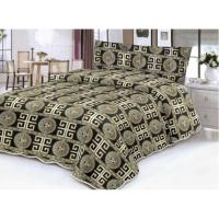 Juego de sábana,juego para cama 180cm,set de 4 Piezas, 1 encimera , 1 sábana bajera ajustable, 2 fundas de almohada, 100% poliéster, transpirable.CXJF - details 0