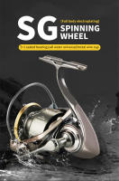 Carrete De Pesca DEUKIO Serie 5000 5.2:1 Potencia Máxima De Arrastre 22lbs Engranaje De Aluminio Carrete De Pesca Para Agua Dulce Con Alarma - details 0