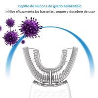 Cepillo De Dientes Eléctrico Para Adultos En Forma De U Automático 360° Limpieza Completa Blanqueamiento Carga Inalámbrica Impermeable - details 5