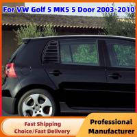 Ala Trasera Para VW Golf 5 Golf 6 Golf 7 MK5 MK6 MK7 MK7.5 2003-2020 Cubierta De Ventana Lateral 1Par Louver Ventilador De Aire Duradero ABS - details 7