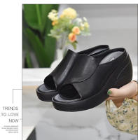 Sandalias De Mujer Negras Con Plataforma Y Tacón Alto Abiertas Orthopédicas Para Playa Y Uso Diario Suela Gruesa Tacón Medio - details 10
