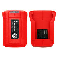 Lámpara Portátil De Trabajo Torcha Con Luz LED Y Puerto USB Doble Para Batería Milwaukee 18V También Funciona Como Power Bank Adaptador Convertidor - details 1