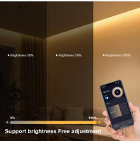 Tira De Luz LED COB Neón 10M 5M DC24V Control Inalámbrico Tuya Smart WiFi Dimmable Para Decoración De Habitaciones Y Armarios - details 4