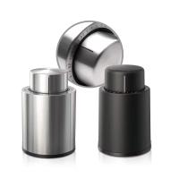Tapa De Vino De Acero Inoxidable Pulido Premium Con Marcador De Fecha Y Tapa De Plástico Para Botella De Vino Tinto - details 0