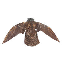 Estatua De Buho Realista Con Alas Muebles Repelente De Pájaros Para Decoración De Jardín Y Patio Material Plástico - details 6