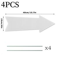 4Pcs Decoración De Jardín Para Exterior Protección Contra Lluvia Y Sol Instalación Rápida Y Sencilla Arco Decorativo Para Patio Y Casa - details 5