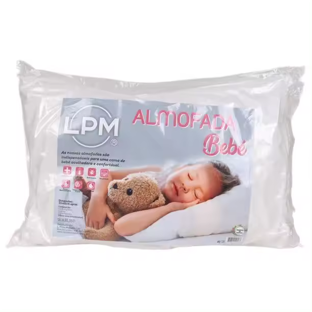 Almohada de Bebé LPM | 30x45 cm | Suave, Antialérgica y Transpirable - 1