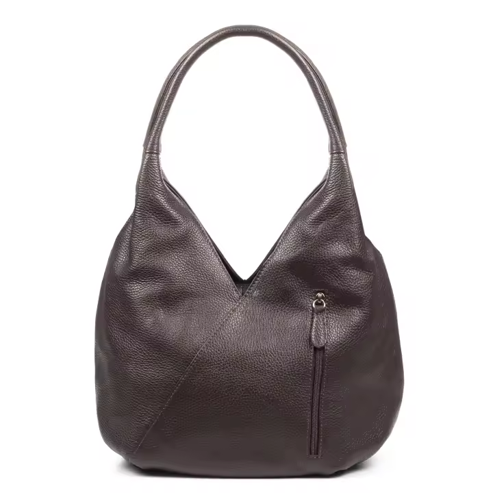 Firenze Artegiani. Ponteranica Bolso de hombro Mujer. Piel auténtica Dollaro. Made in Italy. Vera Pelle Italiana. - 1