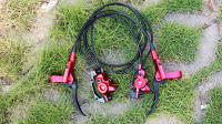 NFOX GT268 Freno De Disco Para Bicicleta MTB Freno Hidráulico De Rueda De 160mm Freno De Aceite Rojo Y Negro Para Montaña Partes De Bicicleta - details 10