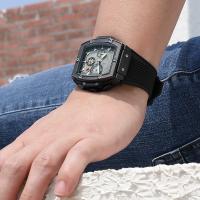 Reloj para hombre con diseño de barrileta, Esfera Hueca, Al mejor precio. - details 0