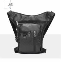 Bolsa De Pierna En Cuero PU Para Motocicleta Bolsa De Cintura Para Viaje Turismo Ciclismo Unisex Negro Marrón - details 4