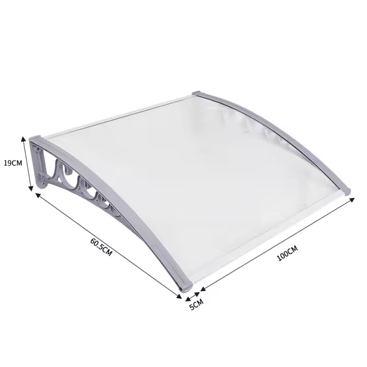 Marquesina transparente Marquesina para puerta de entrada Marquesina para puerta Marquesina arqueada - 1