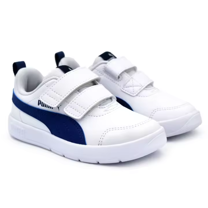 Zapatillas PUMA COURTFLEX V3 V PS en diferentes colores con doble velcro. - 1