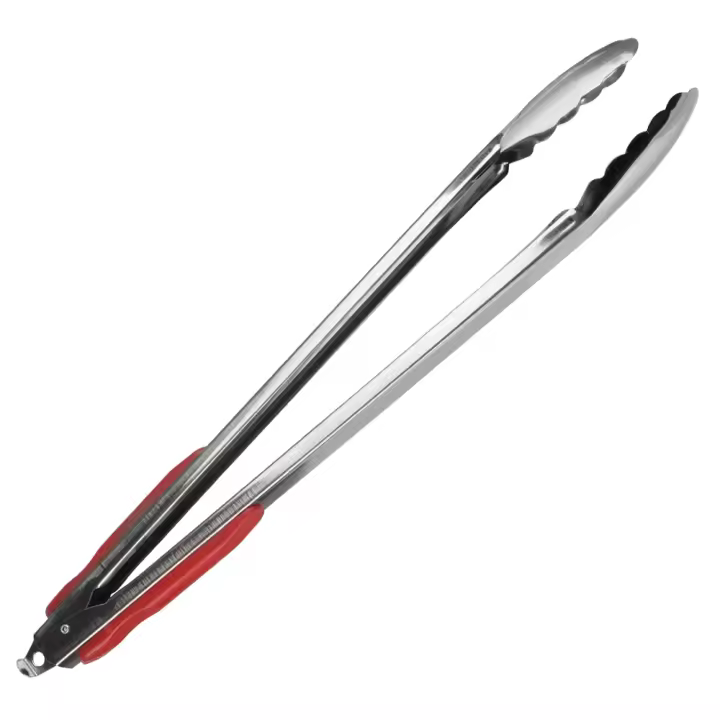 Pinzas De BBQ De Acero Inoxidable Herramientas De Cocina Y Salada Para Parrilla Fácil De Limpiar Y Resistente Al Calor - 1