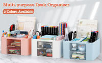 Caja De Almacenamiento Multifuncional Para Escritorio Gran Capacidad Organizador De Suministros De Oficina Y Estación De Trabajo - details 0