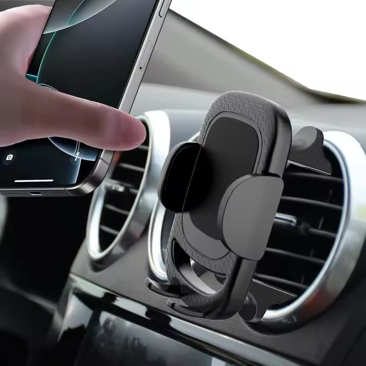 Soporte Movil Coche, Soporte para teléfono móvil para orificios de ventilación automáticos Soporte para Automóvil Mercedes Benz Protección Contra soporte para teléfono móvil para Samsung Galaxy iPhone - 1