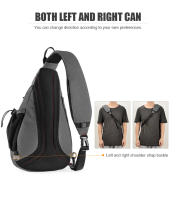 Mochila Deportiva Unisex Mixi Para Ciclismo Y Viajes Con USB Cruzada Versátil De Moda Para Estudiantes Y Escolares Material De Poliéster - details 9