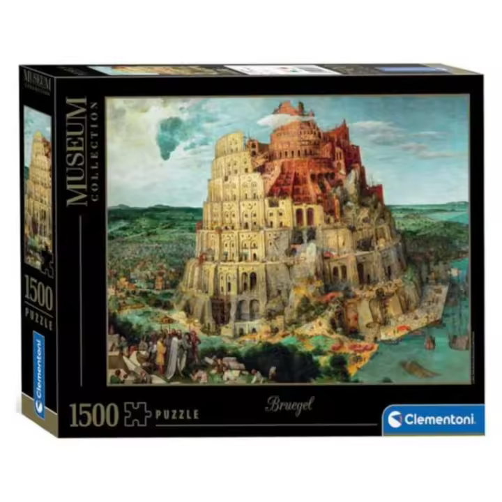Puzzle 1500 piezas Torre de Babel - Pieter Bruegel Clementoni - 1
