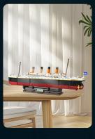Bloques De Construcción Titanic 1881PCS Barco Crucero Gigante Con Luz Modelos Creativos Regalos Para Decoración De Escritorio Ideal Para Adultos Y Niños Mayores De 6 Años - details 10