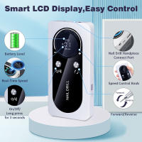 Taladro de uñas eléctrico de 45000 rpm, Lima portátil recargable de uñas, Kit de taladro eléctrico de uñas with Pantalla LCD inteligente para manicura de uñas de gel, pedicura, Cuerpo reflectante, etc. - details 9