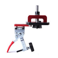 Kit De Guía Para Huecos Ocultos 35mm Herramienta De Perforación De Madera De Aleación De Aluminio Plantilla De Punzón Localizador De Huecos Para Carpintería - details 7