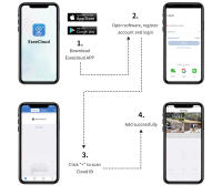 Hiseeu WiFi sistema de cámara de seguridad, NVR de 10 canales, video HD de 5MP, grabación de tiempo 24/7, visión nocturna en color, detección de movimiento humano, audio bidireccional, impermeable IP66, plug & play, sin HDD - details 4