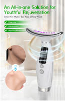 Dispositivo De Belleza Para El Cuello EMS Con Corriente Microcorriente Y LED Fotón Reducción Del Doble Mentón Antiarrugas Acondicionamiento De La Piel Del Cuello USB - details 2
