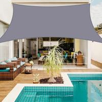 Sail De Sombra Impermeable Para Jardín Canopy De Tela De Lona Para Terraza Coche Awning Rectangular Piscina Refugio De Sol Sombreador - details 4