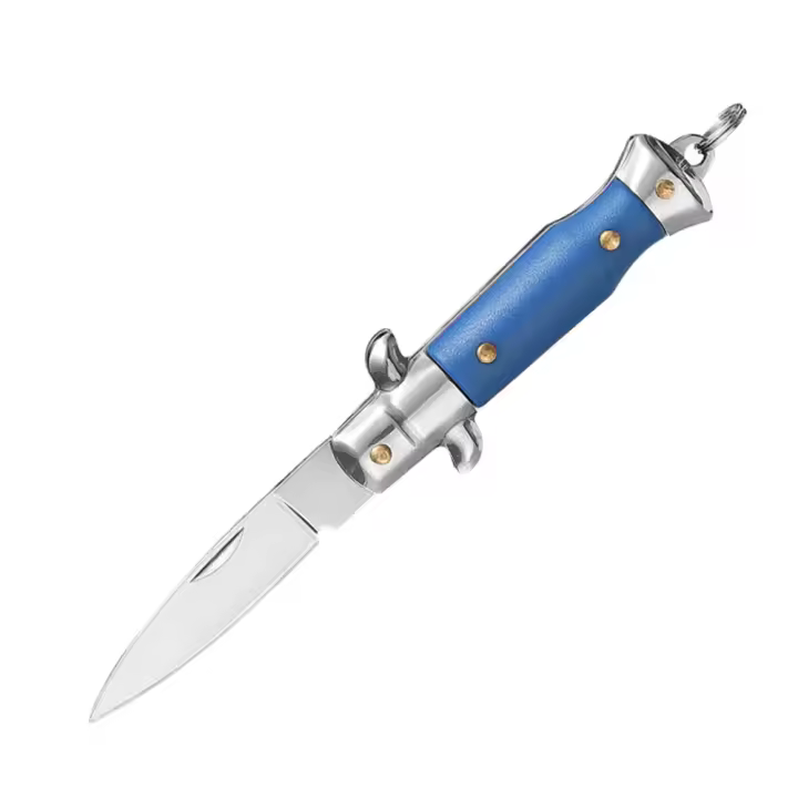 Cuchillo Portátil Plegable Mini Multifuncional Para Llavero Colgante De Camping Y Exterior Pequeño Herramienta Cutter Abrebotellas De Acero Inoxidable Para Manualidades - 1