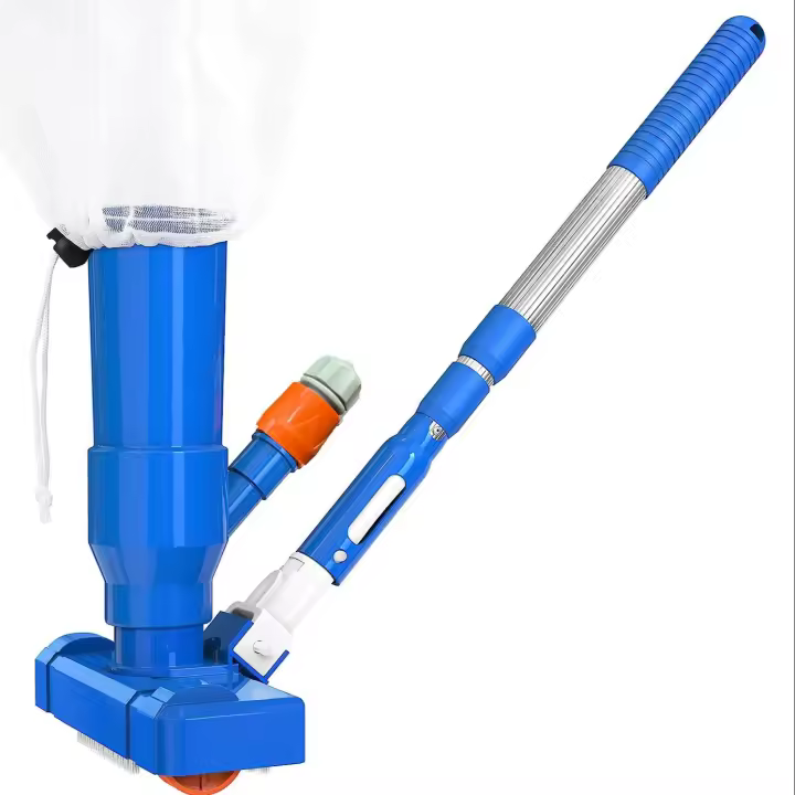 Aspiradora De Piscina Portátil Mejorada 40'' Con Cepillo Limpiador Subacuático Para Mantenimiento Y Limpieza De Piscinas - 1