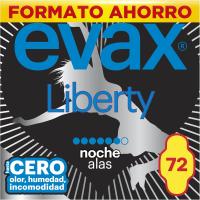 Compresas Evax Liberty Noche Alas - 72 unidades - 8 Cajas de 9 Compresas Evax Liberty Noche Alas - FORMATO AHORRO - details 0