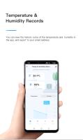 Sensor De Temperatura Y Humedad Mini Con Pantalla LCD Compatible Con APP Bluetooth Control Remoto Termómetro Y Higrómetro Tuya - details 4