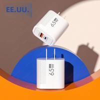 Cargador Rápido 65W GaN USB Para iPhone 15 14 Samsung Xiaomi Huawei Adaptador De Pared Con Tipo C Y USB-A Certificado UL RoHS CE - details 4