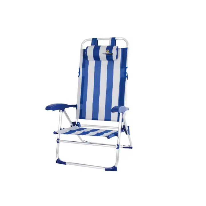 Silla BIO 12009 (Marinera) - Silla de Playa Plegable con reposabrazos y 9 Posiciones - CREVICOSTA QUALITY MARK MARCAS DE CALIDAD - 1