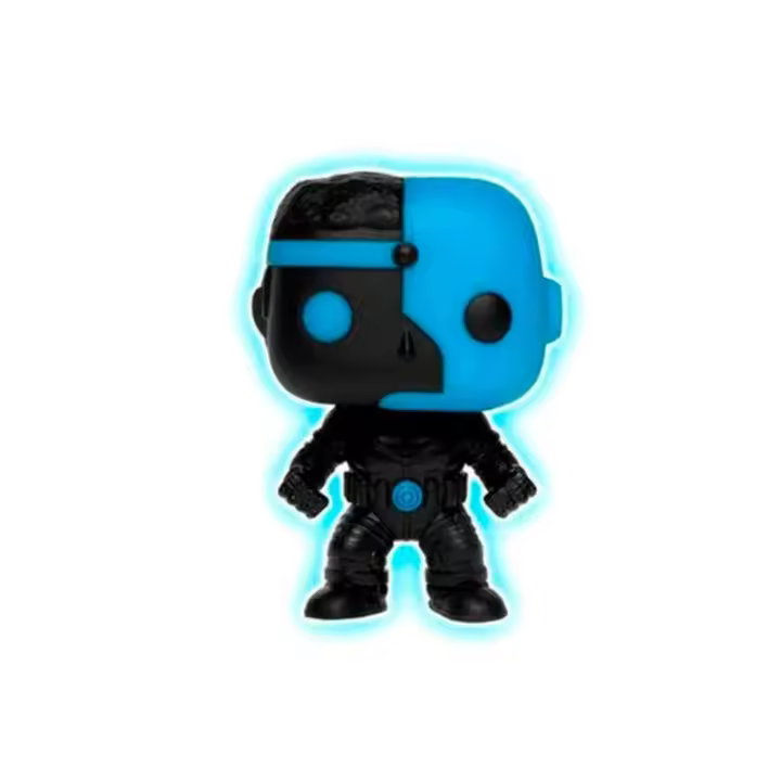 Funko POP! The Flash - 095 Cyborg Silhouette Brilla En La Oscuridad - DC Comics - Figura Coleccionable Oficial - Juguete para Niños y Adultos - Fans - Diversidad de Personajes y Temáticas - 1