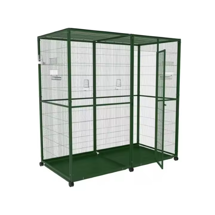 IMOR Voladero para pájaros 2m2 con ruedas - 1
