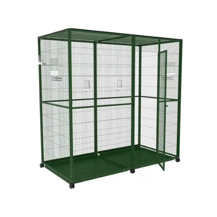 IMOR Voladero para pájaros 2m2 con ruedas - 1