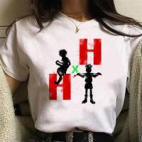 Camiseta De Verano Para Mujeres Kawaii Unisex Anime Hunter X Hunter Camiseta Gráfica De Dibujos Animados Cuello En V Tees Harajuku - details 7