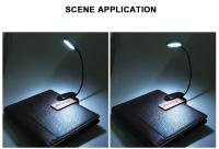 Luz De Lectura LED Portátil Mini Con Clip Flexible Protección Ocular Luz Nocturna Para Dormitorio Y Estudio Batería Recargable - details 10