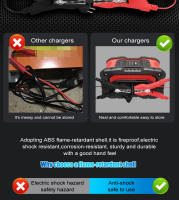 Cargador Inteligente De Batería De Coche Y Motocicleta 20A/10A 12V/24V Para Lithium AGM GEL Lead-Acid LiFePO4 Tamaño Compacto Peso Ligero - details 16