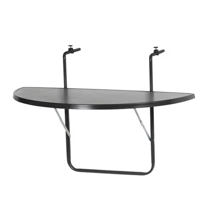 Mesa Balconera Alco 100x50 Cm R29GG - Tablero de Resina y Estructura de Acero Tubular - Carga Hasta 30 Kg - 1