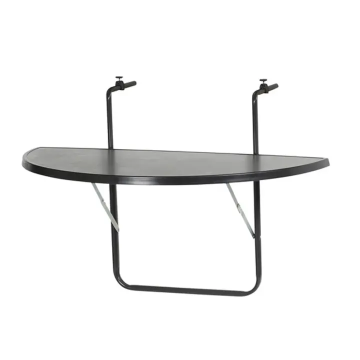 Mesa Balconera Alco 100x50 Cm R29GG - Tablero de Resina y Estructura de Acero Tubular - Carga Hasta 30 Kg - 1