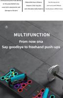 Juego Multifuncional Portátil De Push-Up Con Manillas Equipo De Fitness Plegable Para Entrenamiento De Pecho Abdomen Brazos Y Espalda - details 4